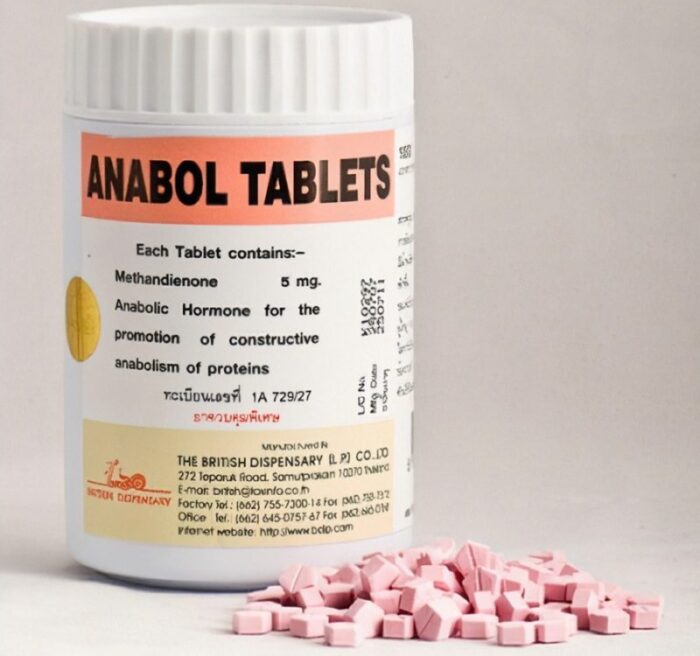 Buy Anabol 5mg British Dispensary 100 Tablets in Europe